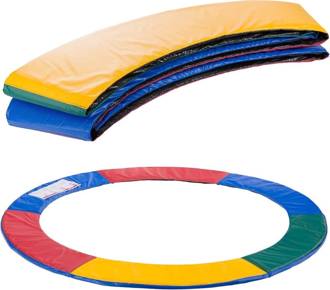 Trampoline Randafdekking - Veiligheidsmat Randbescherming - Veilig Springen - 20mm Dik EPE Schuim - 244 cm Diameter - Meerkleurig