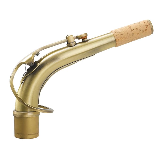 B65 Altsaxofoon Sax Bend Neck Messing E-flat Altsaxofoon Elbow 24.5mm Nozzle met Professionele groen