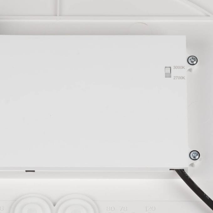 SLV LED plafondlamp Decona, Ø 42 cm, wit,  metaal, CCT