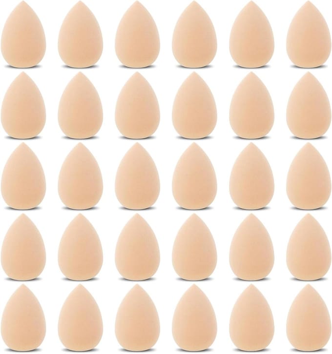 Mini Makeup Sponsblenders - Set van 30 stuks voor Foundation, Poeder en Crème
