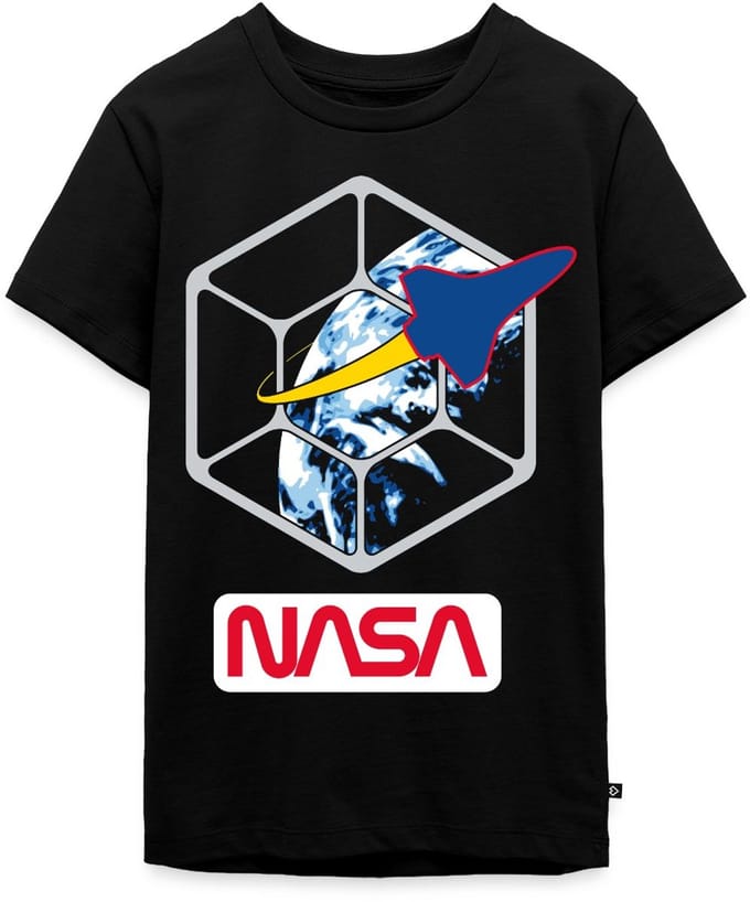 NASA-baan om de aarde Premium T-Shirt Tiener