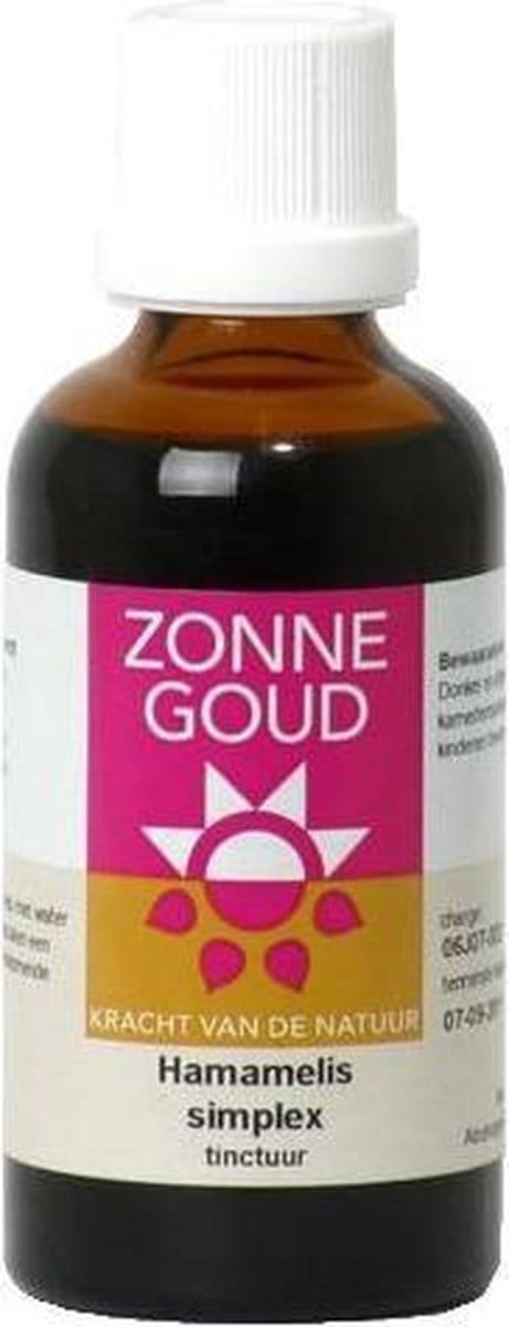 Zonnegoud - Hamamelis simplex tinctuur - 50 milliliter