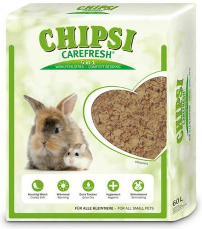Carefresh Chipsi Soft Paper Bedding Original 60L