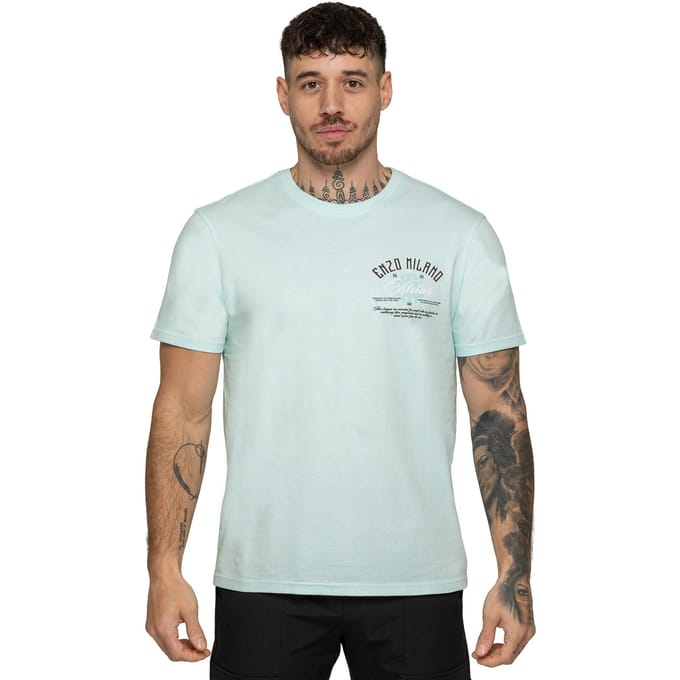 Enzo Milano | Mannen Atelier Print T-Shirt