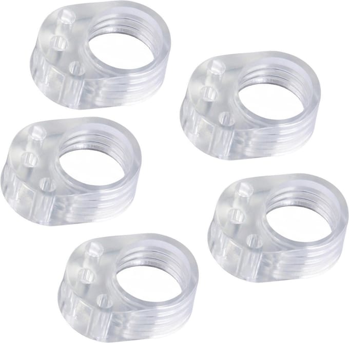 ELIOT® Siliconen deurstoppers - 5 stuks - transparant - muur beschermer