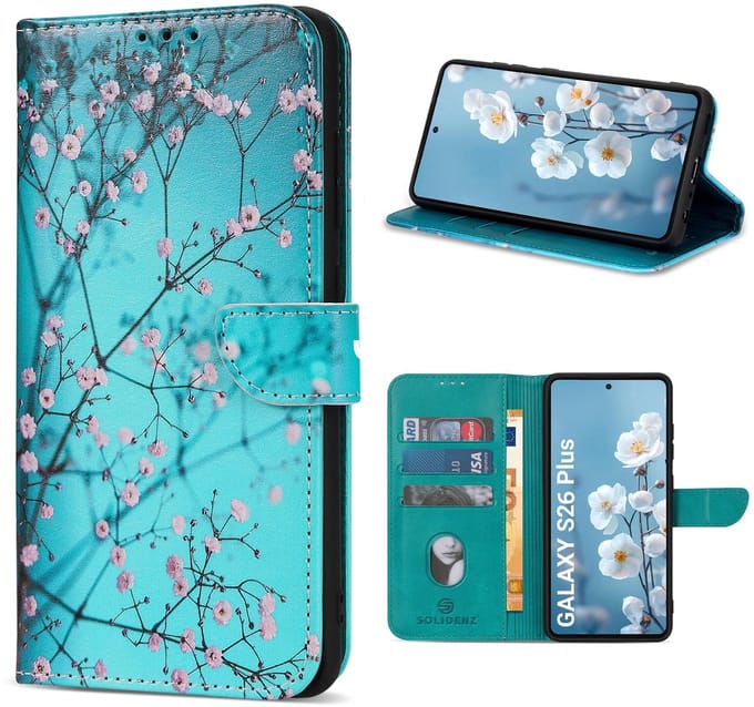 Solidenz hoesje - Geschikt voor Samsung Galaxy S26 Plus - Bookcase - Sierkers