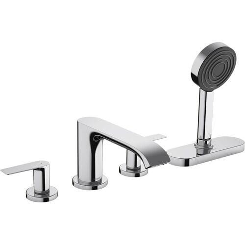 Hansgrohe VIVENIS 4-gats badrandmengkraan - met sbox - hoogglans chroom
