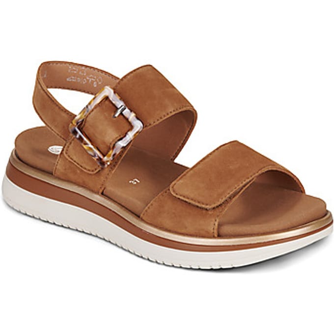 Remonte D1J62-22 Sandalen Bruin Suede Dames - Bruin - 39