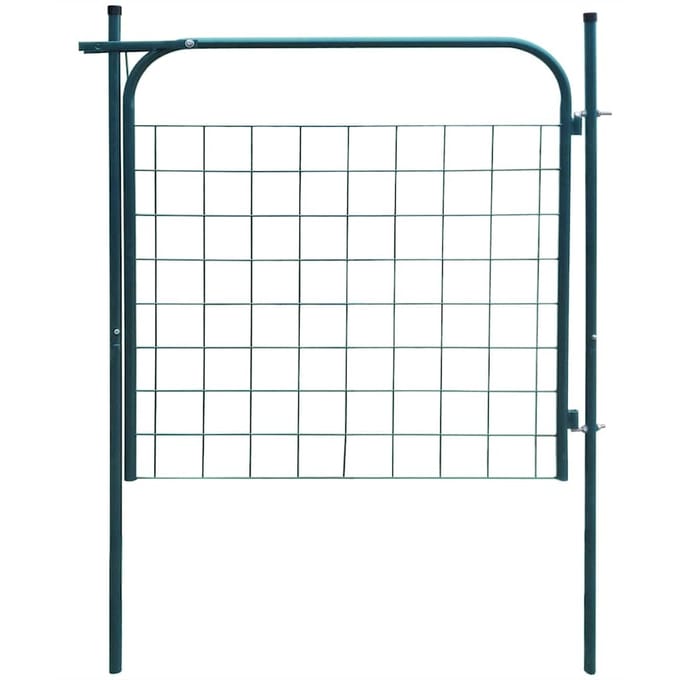 vidaXL - Tuinhekpoort - 100x100 - cm - Groen