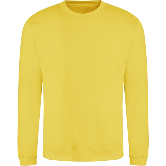 Just Hoods - AWDis Sweat - Sun Yellow maat M