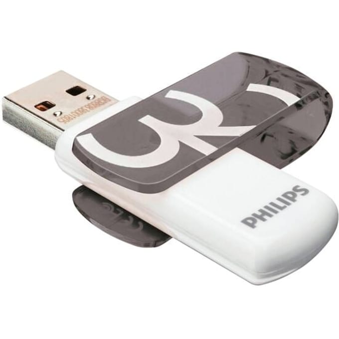 Philips USB stick 2.0 32GB - Vivid - Grijs - FM32FD05B