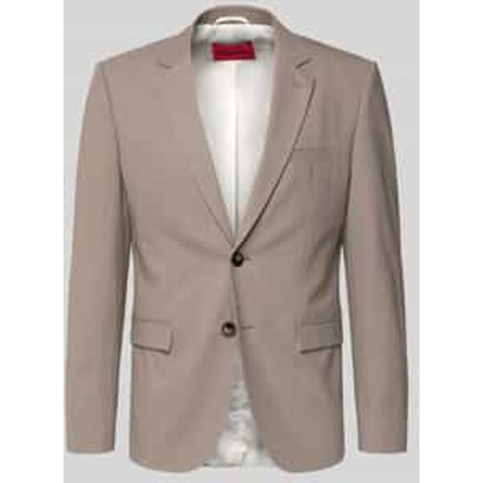 Super Slim Fit colbert van wolmix model 'ARTI'