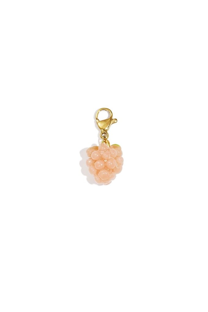 Sieraden bedel blauwe bes diy - Roze