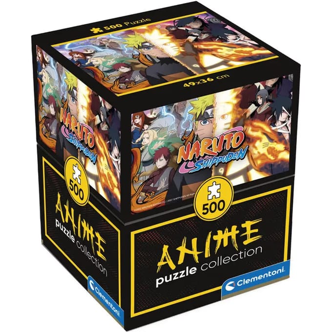 Clementoni Anime Puzzel Collection Cube 500 Pieces-Naruto 2 (Diversen) Nieuw