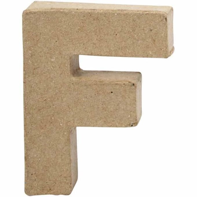 Creativ Company Letter Papier-mache Small - F