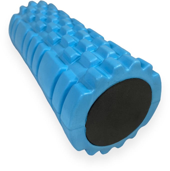 Padisport Foamroller 2 In 1 Voordeelset Lichtblauw - Foamrol - Massagerol - Rug Roller - Foam Rol - Foamroller Set - Foamrollers - Foamroller Trigger Point - Foamroller Rug