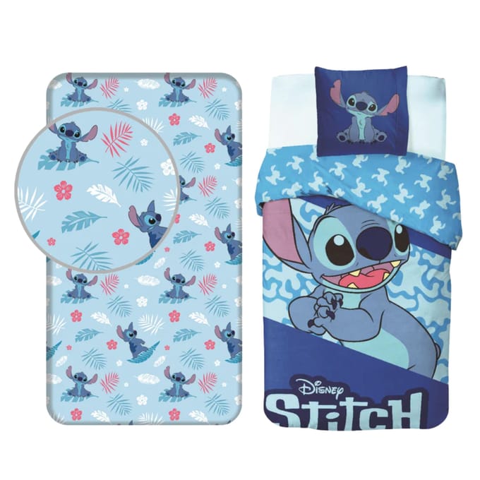 Lilo & Stitch Dekbedset - Dekbedovertrek - Hoeslaken - Kussensloop