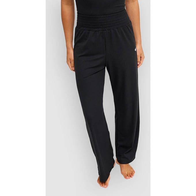 Roxy Rise&vibe Rib Smoked Broek Zwart M Vrouw