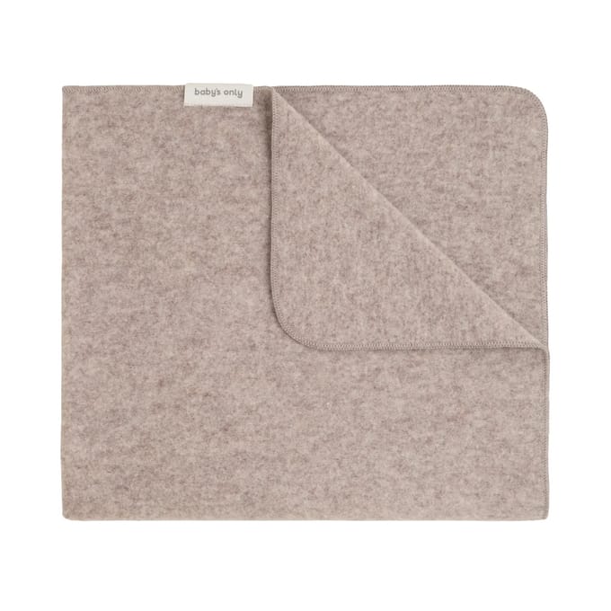 Baby's Only Ledikantdeken Merino Brushed Meadow - Sand - 100x135 cm