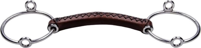 Trust leather-loose ring gag-straight-20mm   Watertrens Leder