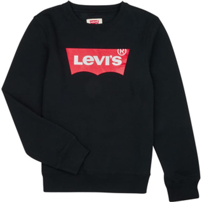 Levi´s ® Kids Batwing Crew Sweatshirt Zwart 12 Years Jongen