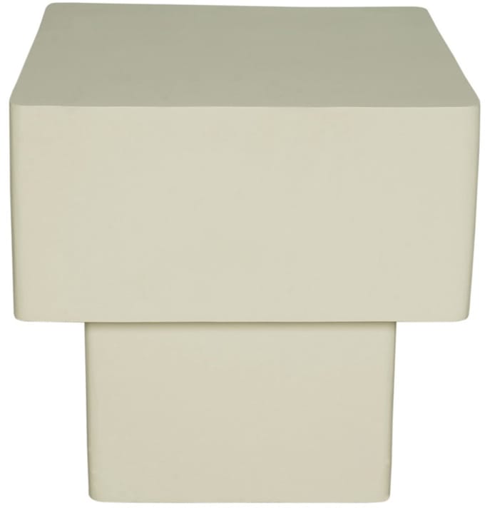 StarFurn Salontafel Saya - Vierkant Wit Hout - 50x50x45cm