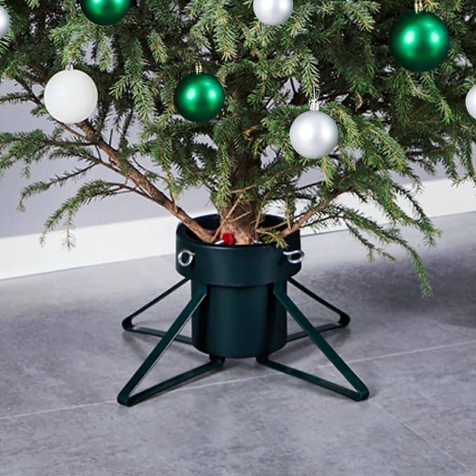 vidaXL - Kerstboomstandaard - 46x46x19 - cm - zwart