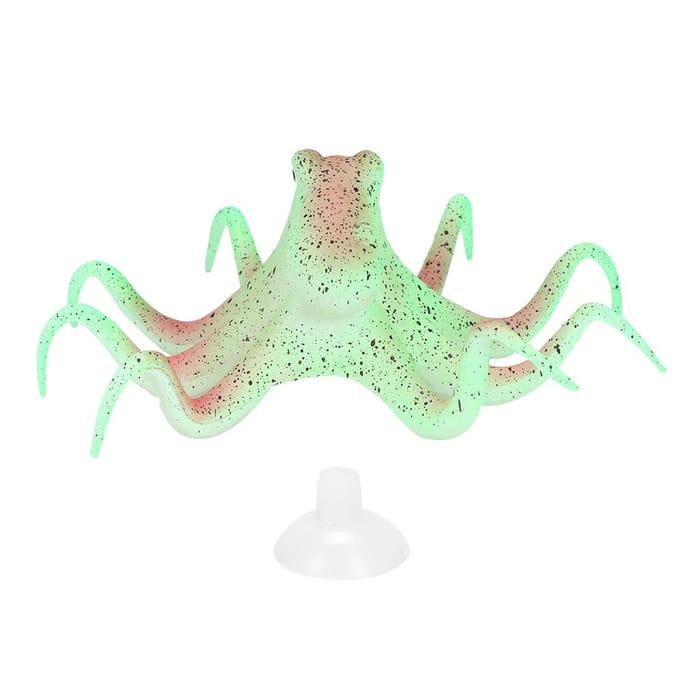 Silicone Artificiel Fluorescent Simulation Décoration Poisson Aquarium(vert)