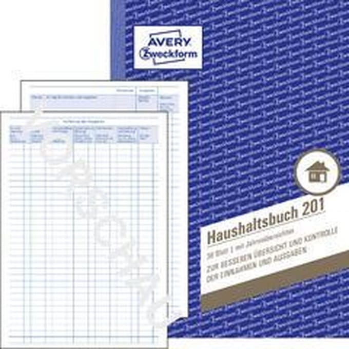 Huishoudboek formulierenboek A5, 36 vellen