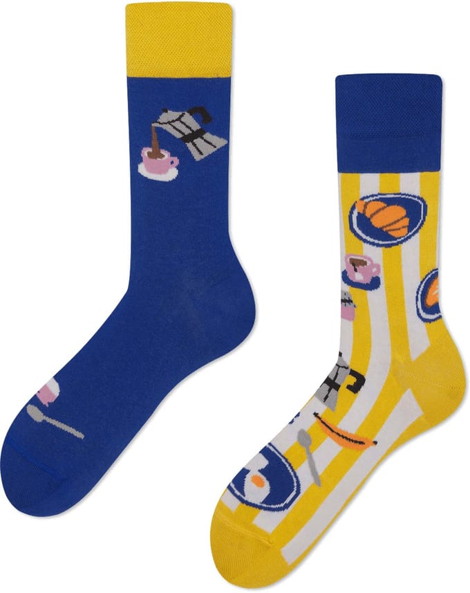Many Mornings unisex sokken - Sunny Side Up - Unisex - Maat: 43 - 46