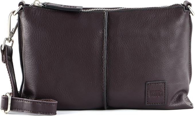 FREDsBRUDER Leren Schoudertas FB Crossbody Dark Maroon Donkerbruin