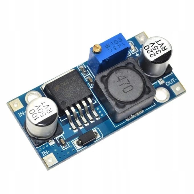 Rosfix Step-Down DC-DC Module LM2596S - Schakelende Spanningsregelaar 1,5–35V 3A - 92% Efficiëntie