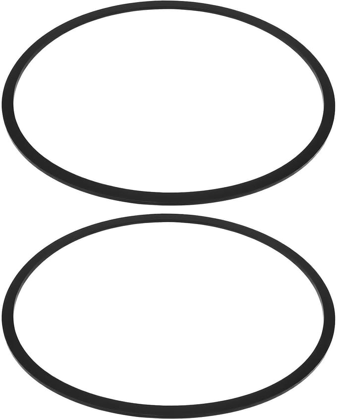 Dailygoods- Lampglas 2 Stuks - Rubber Afdichting 130x140mm