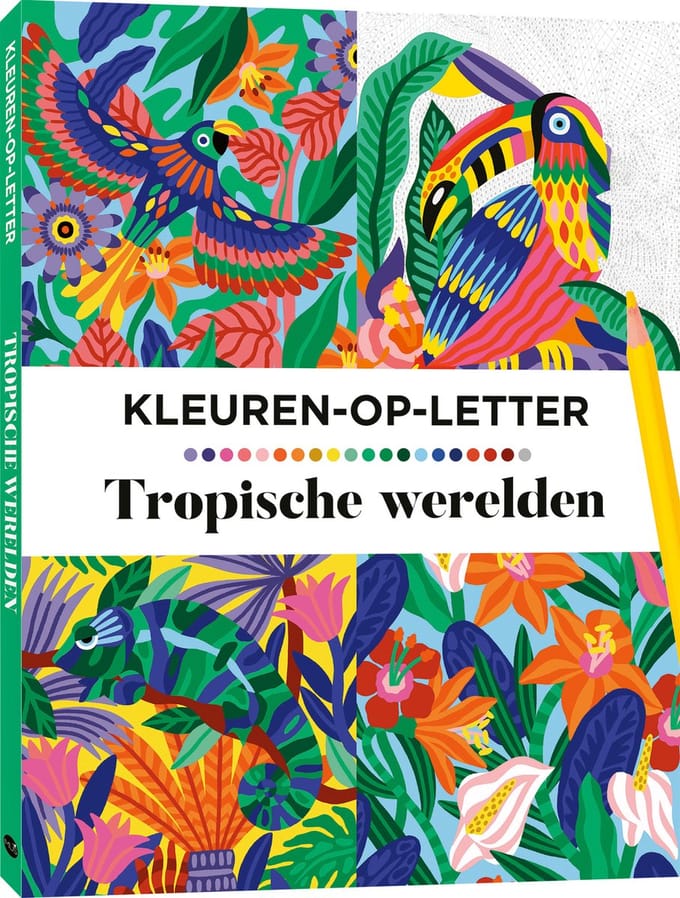 Kleuren Op Letter Tropische Werelden