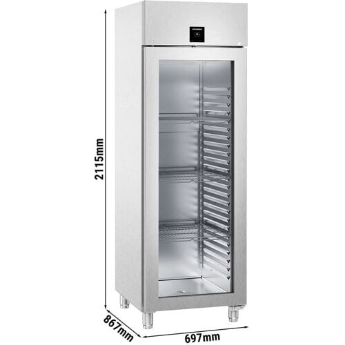 Liebherr Koelkast RVS PERFORMANCE - 625 liter - GN 2/1 - RVS interieur - 1 glazen deur