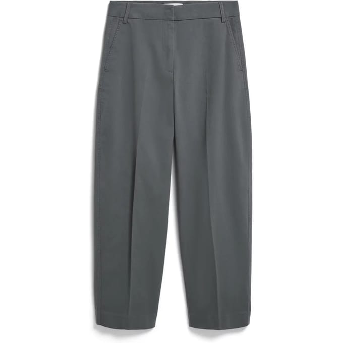 barrel fit chino van katoenmix model 'TWILL PANT'