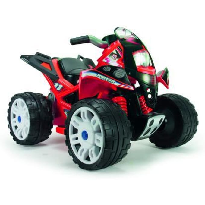 Injusa Quad The Beast rood 12v Elektrische voertuigen