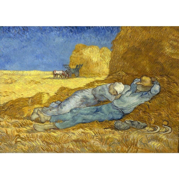 Vincent van Gogh 'Middag' puzzel 1000 stukjes - Ontspanning van werk
