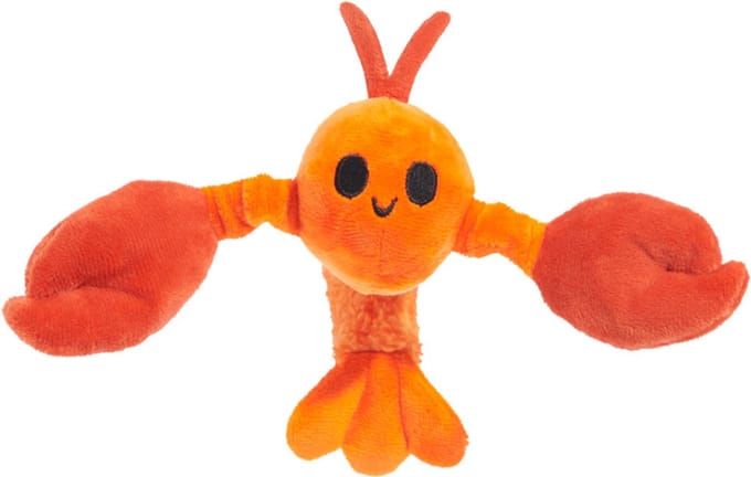 Bark della crawfish kreeft pluche 22x19x6 cm tot 10 kg