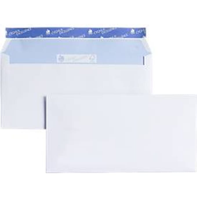 Witte enveloppen, C6, zelfklevend; zonder venster, 500 stuks