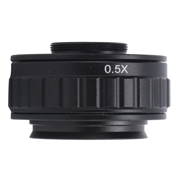 0,5X Adapterlens 38mm C-Mount Adapter Trinoculaire Stereomicroscoopbuis voor Digitale Camera Scherpstellen black