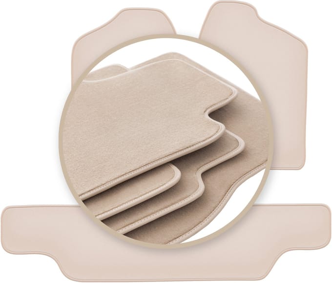 PREMIUM beige matten voor: Opel Frontera A 5-deurs 1991-1998