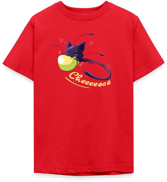 Miraculous Plagg Houdt Van Kaas Camembert T-Shirt Tiener