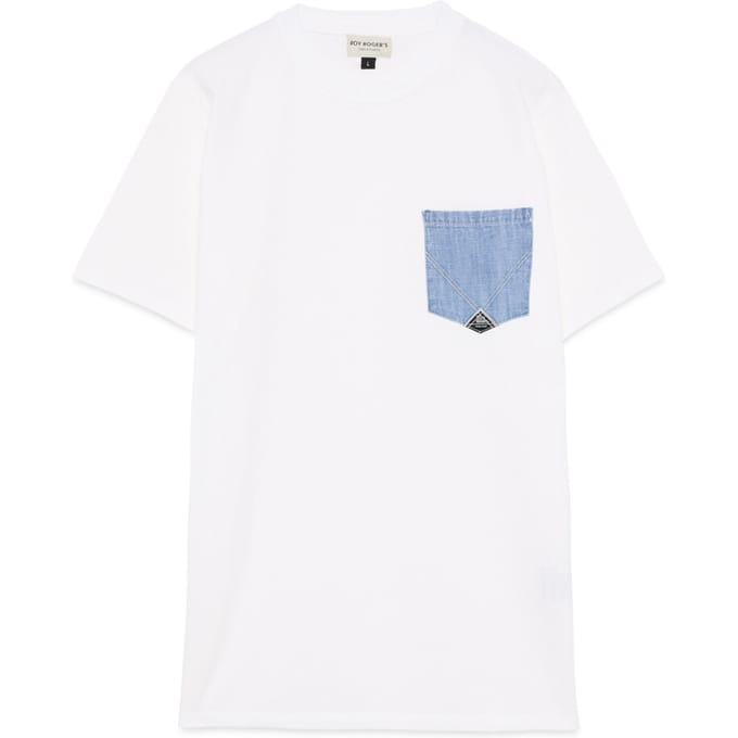 Roy Roger's T-shirt en Polo Bianco
