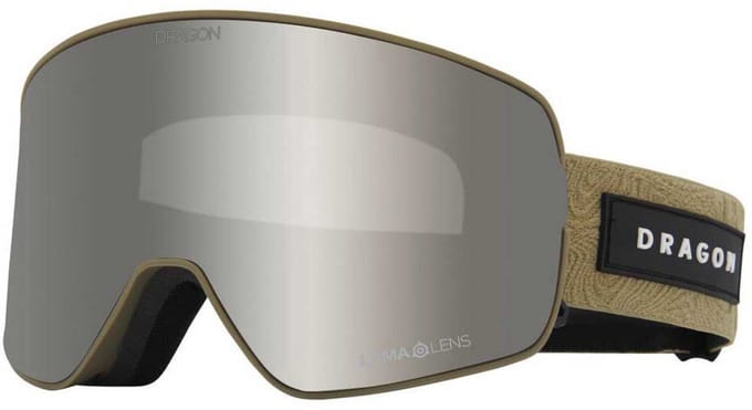 Dragon Alliance NFX2 Skibril - Earth/Silver Ionized & Amber