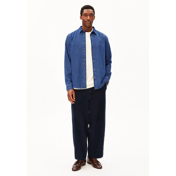 Denim overhemd met lange mouwen Armedangels Classic