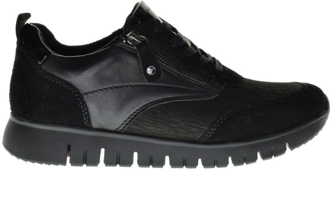 Tamaris Comfort Dames Sneaker - 83705-001 Zwart/Combi - Maat 38
