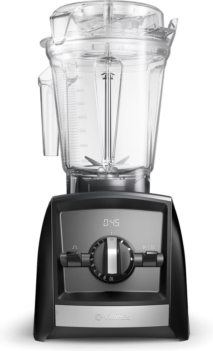 Vitamix A2500i Ascent - high performance blender - 3 programma's - 2.2 PK motor - 2 liter kan - 10 jaar garantie - zwart
