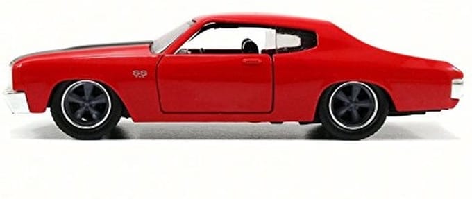 Dom's Chevrolet Chevelle SS rood modelauto 1:32 Fast and Furious