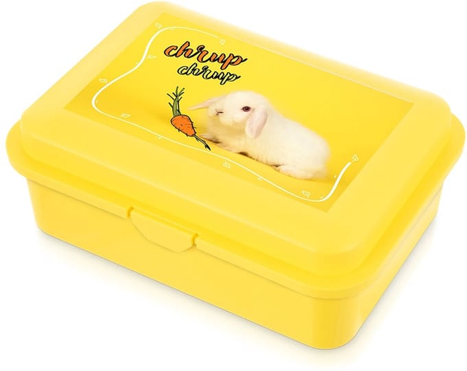 Orion - Lunchbox - Geel - Konijn - 750 ml